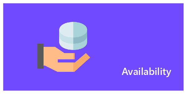 Availability Stopping denial of service attacks such as a flood of incoming messages to the target device which effectively forces it to shut it down is also part of ensuring availability