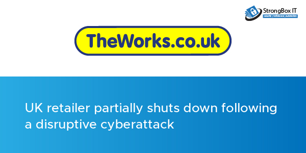 April 1st week top cyber news - Following a cyberattack on its computer systems, The Works, a UK retailer of books, art materials, and stationery, was forced to close some of its locations and cease fresh product delivery.